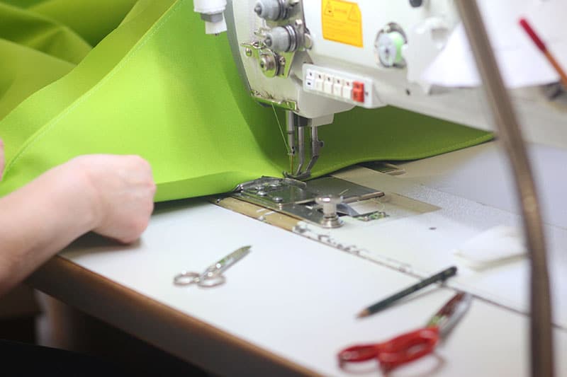 Weishäupl parasolproductie
