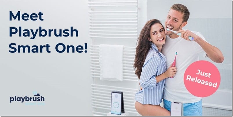 Display: Playbrush Smart One – de slimme sonische tandenborstel voor volwassenen