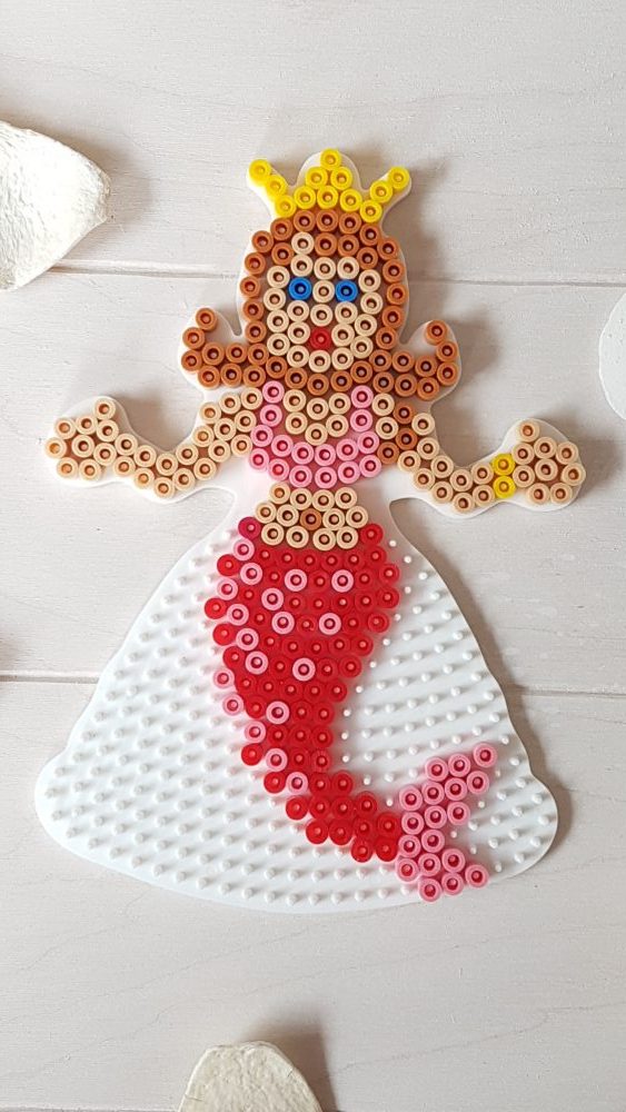 Zeemeermin gemaakt van komvormige kralenpatroon