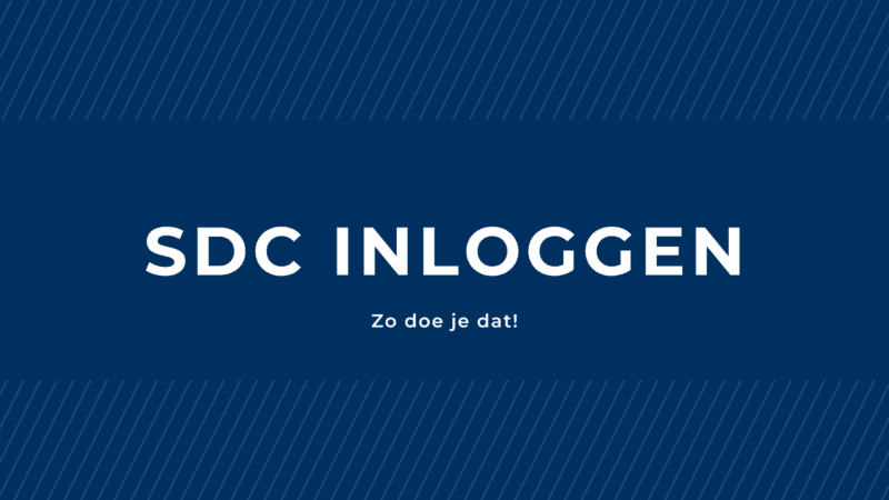 SDC inloggen: Zo doe je dat!