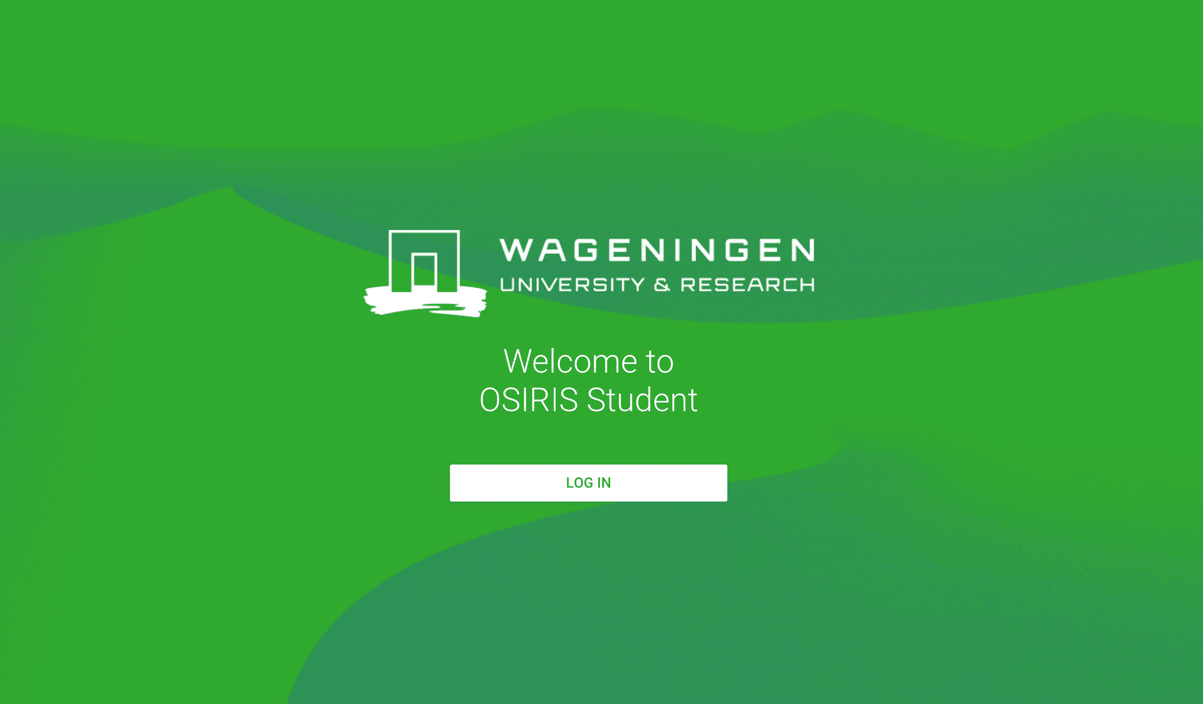 Osiris WUR: de stappen om in te loggen